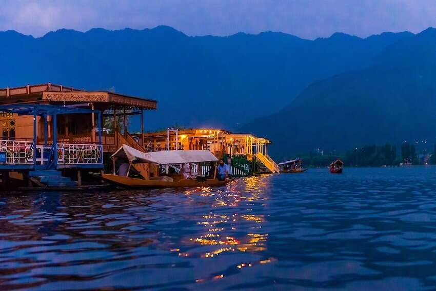 Houseboats, Dal Lake, Srinagar, Kashmir, Jammu and Kashmir State; India.