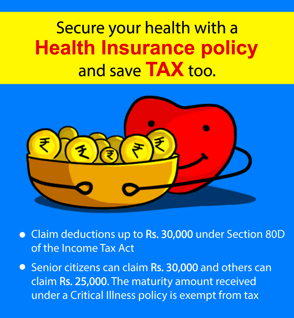 Save tax with Health Insurance