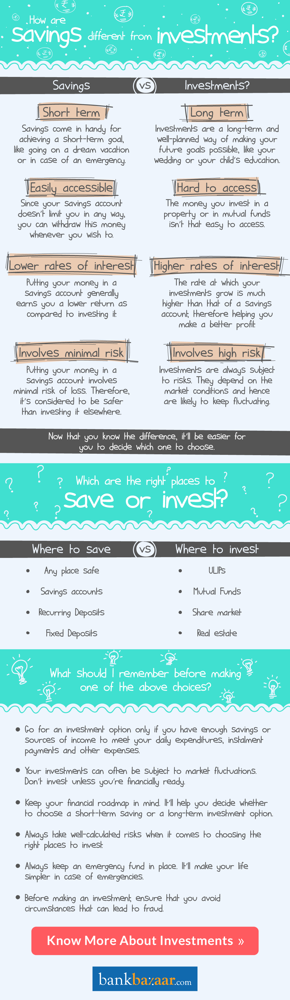 Savings vs Investments: Do You Know The Difference?